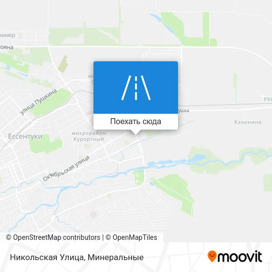Карта Никольская Улица