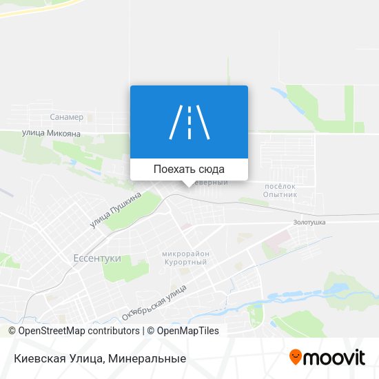 Карта Киевская Улица