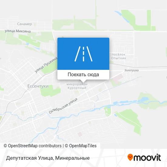 Карта Депутатская Улица
