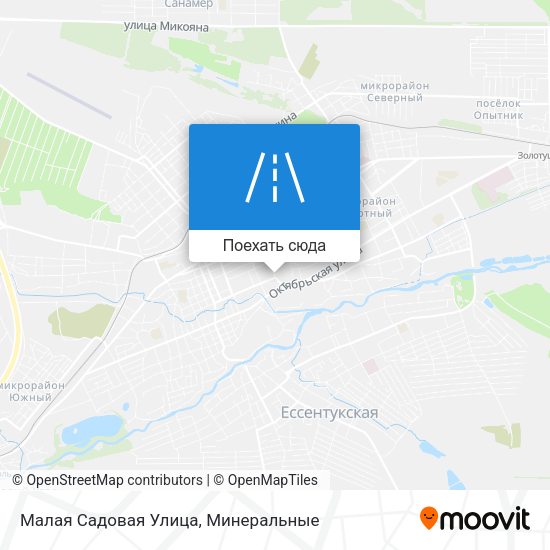Карта Малая Садовая Улица