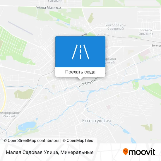 Карта Малая Садовая Улица