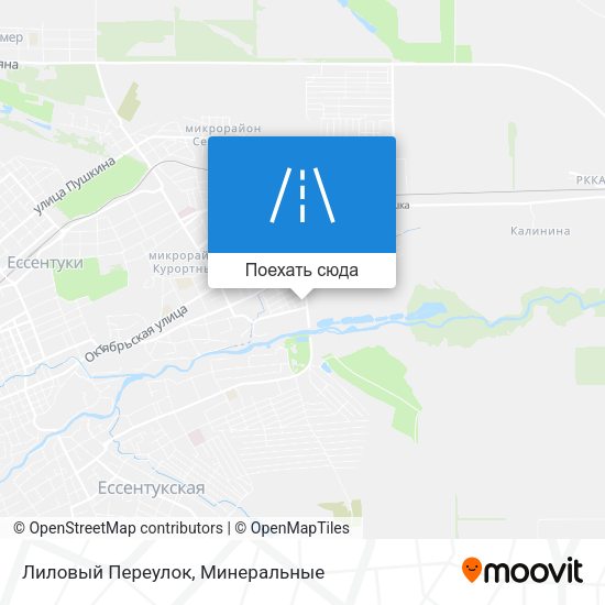 Карта Лиловый Переулок