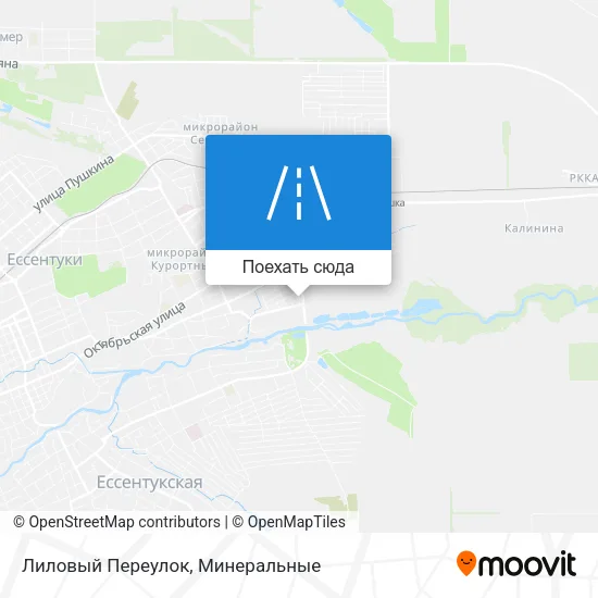Карта Лиловый Переулок