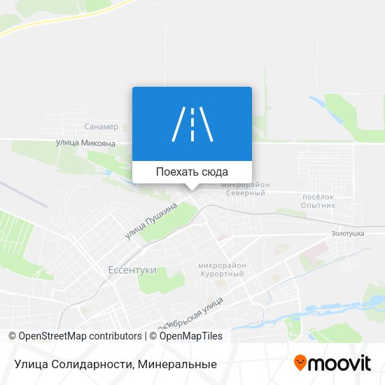 Карта Улица Солидарности