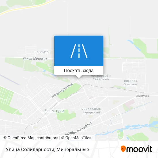 Карта Улица Солидарности