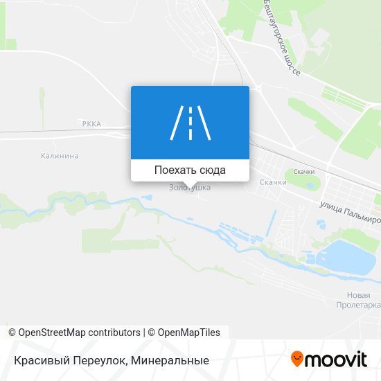 Карта Красивый Переулок
