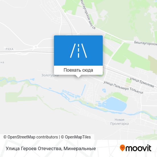 Карта Улица Героев Отечества