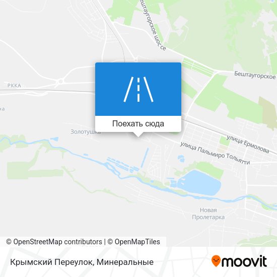 Карта Крымский Переулок