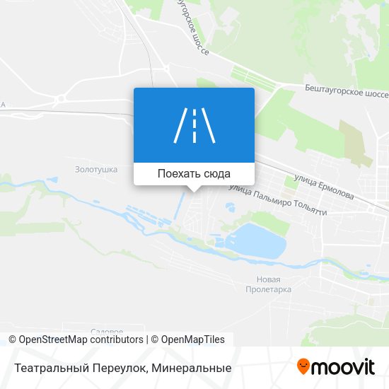 Карта Театральный Переулок