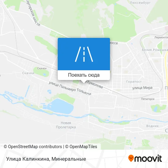 Карта Улица Калинкина