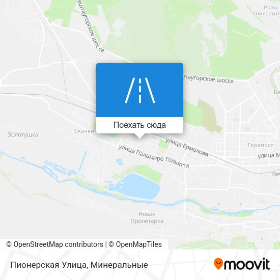 Карта Пионерская Улица