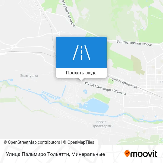 Карта Улица Пальмиро Тольятти