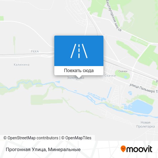 Карта Прогонная Улица
