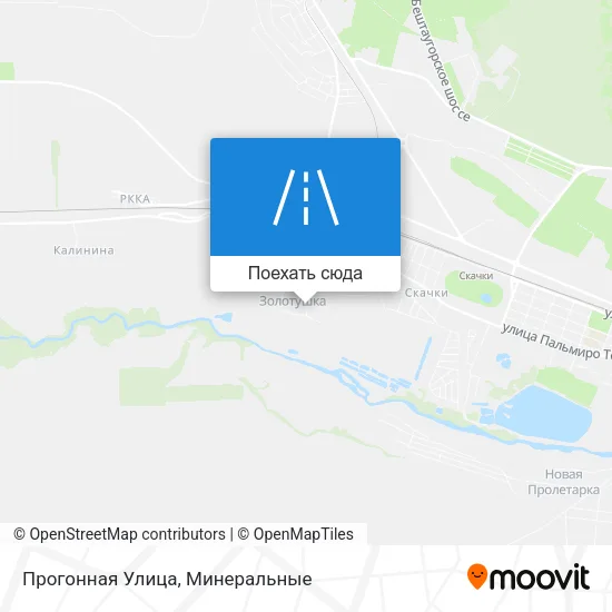 Карта Прогонная Улица