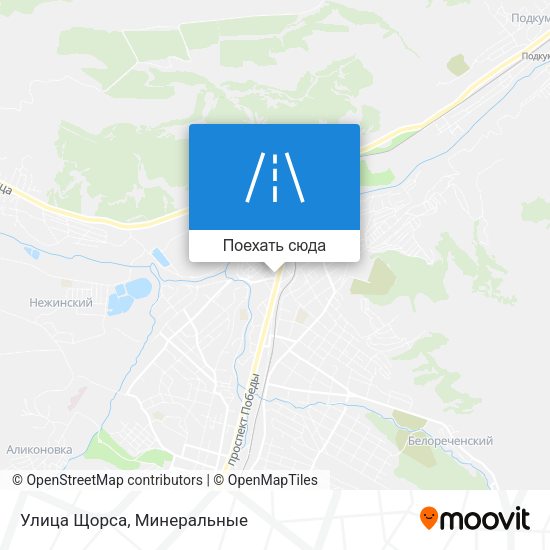 Карта Улица Щорса