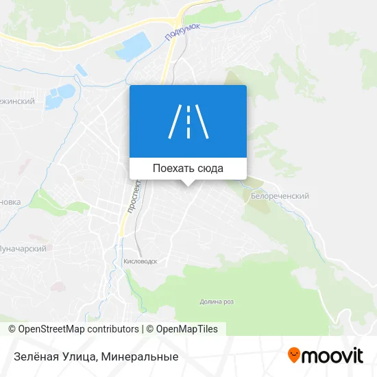 Карта Зелёная Улица
