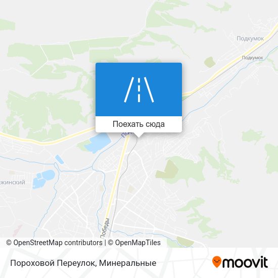 Карта Пороховой Переулок