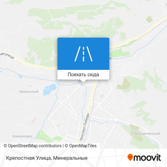 Карта Крепостная Улица