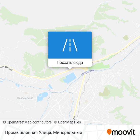 Карта Промышленная Улица