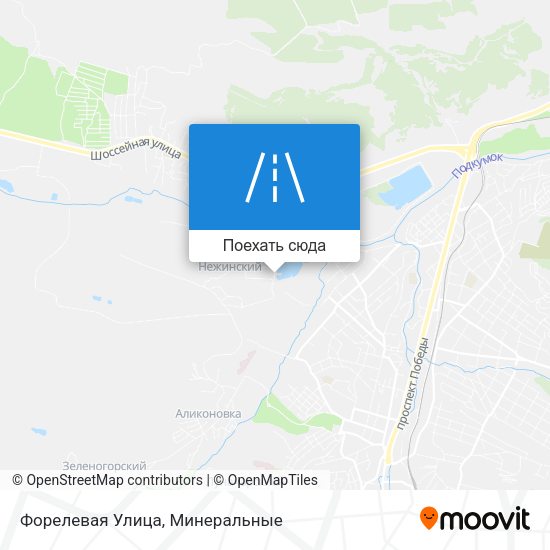 Карта Форелевая Улица