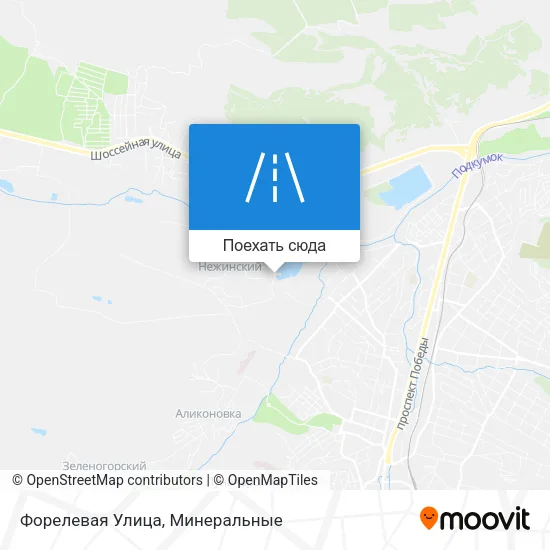 Карта Форелевая Улица