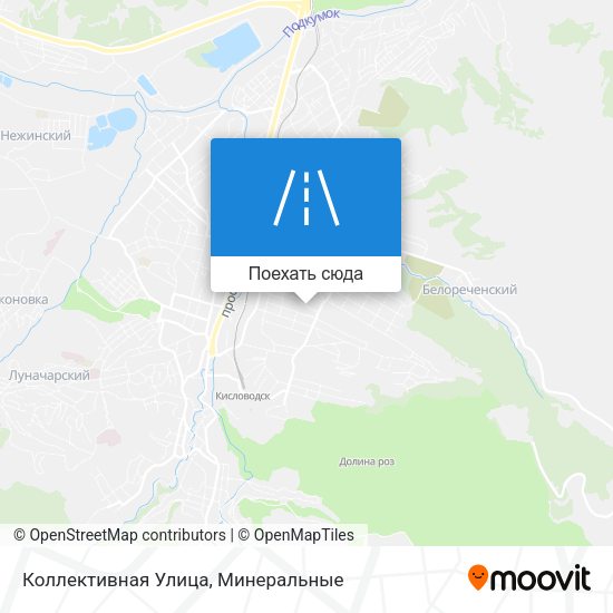 Карта Коллективная Улица