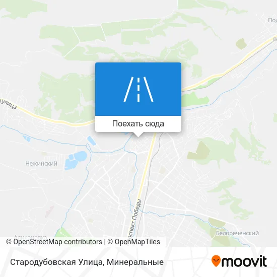 Карта Стародубовская Улица