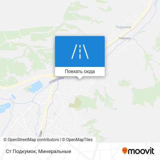 Карта Ст Подкумок