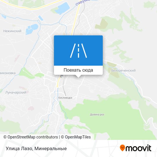 Карта Улица Лазо