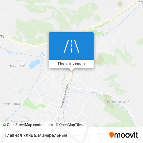 Карта Главная Улица