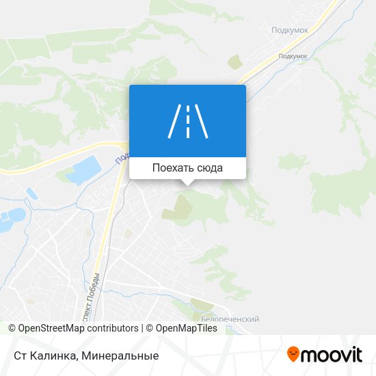 Карта Ст Калинка