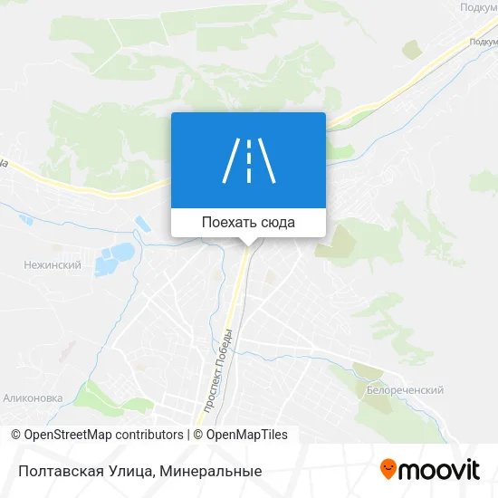Карта Полтавская Улица