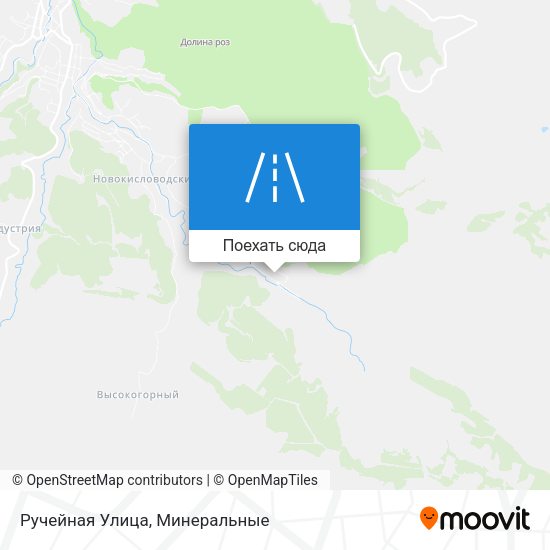 Карта Ручейная Улица