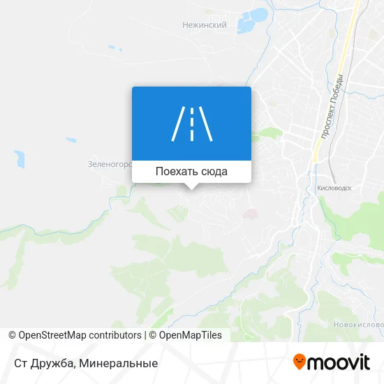 Карта Ст Дружба
