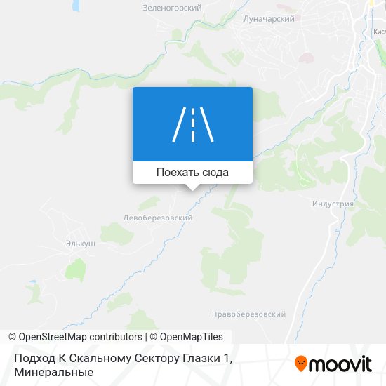 Карта Подход К Скальному Сектору Глазки 1