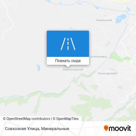 Карта Совхозная Улица