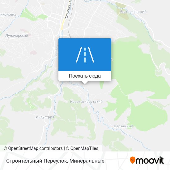Карта Строительный Переулок