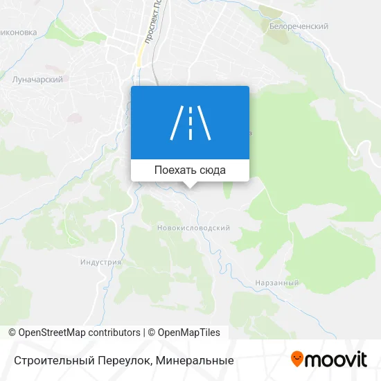 Карта Строительный Переулок