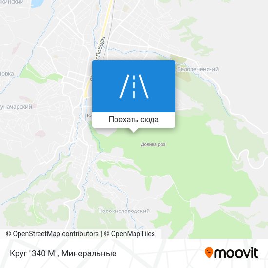 Карта Круг "340 М"
