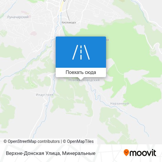 Карта Верхне-Донская Улица