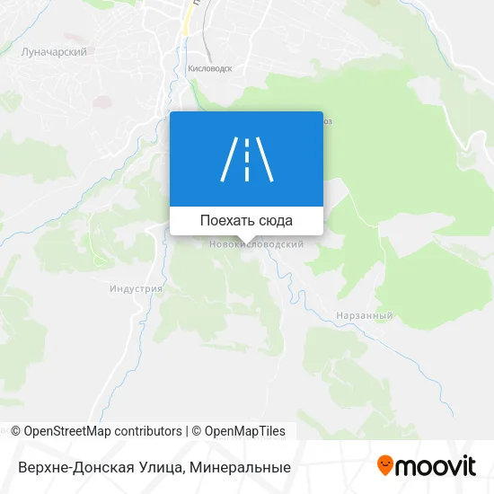 Карта Верхне-Донская Улица