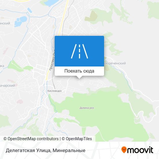 Карта Делегатская Улица