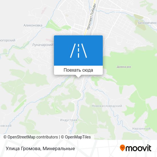 Карта Улица Громова