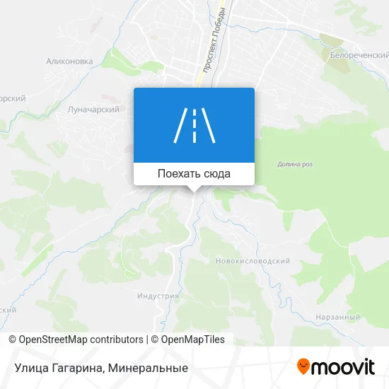 Карта Улица Гагарина