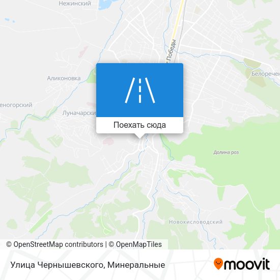Карта Улица Чернышевского
