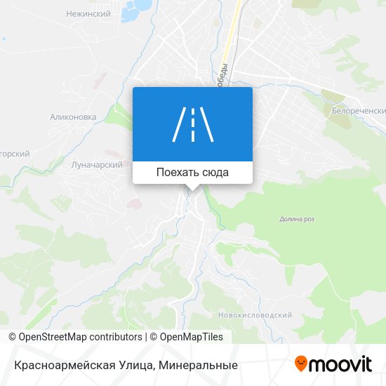 Карта Красноармейская Улица