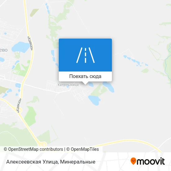 Карта Алексеевская Улица