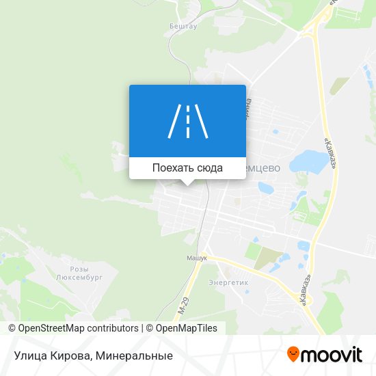 Карта Улица Кирова