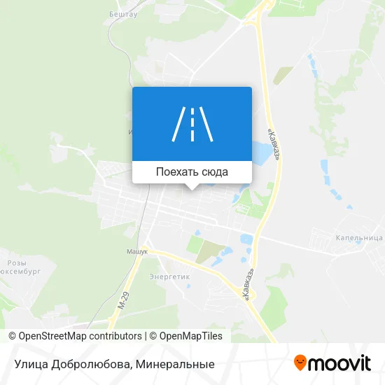 Карта Улица Добролюбова
