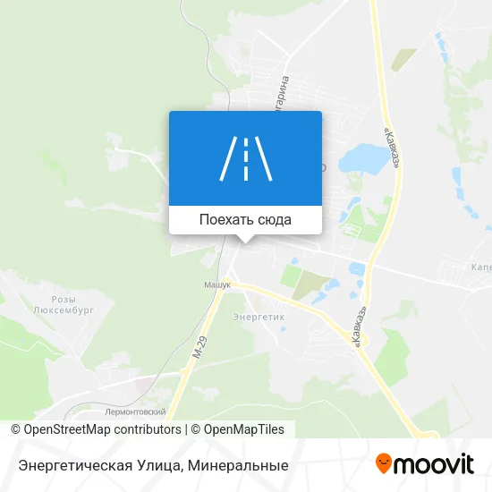 Карта Энергетическая Улица